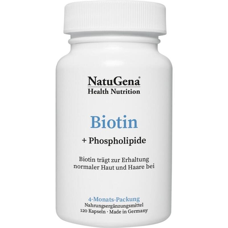 BIOTIN HOCHDOSIERT+Lecithin vegan Kapseln