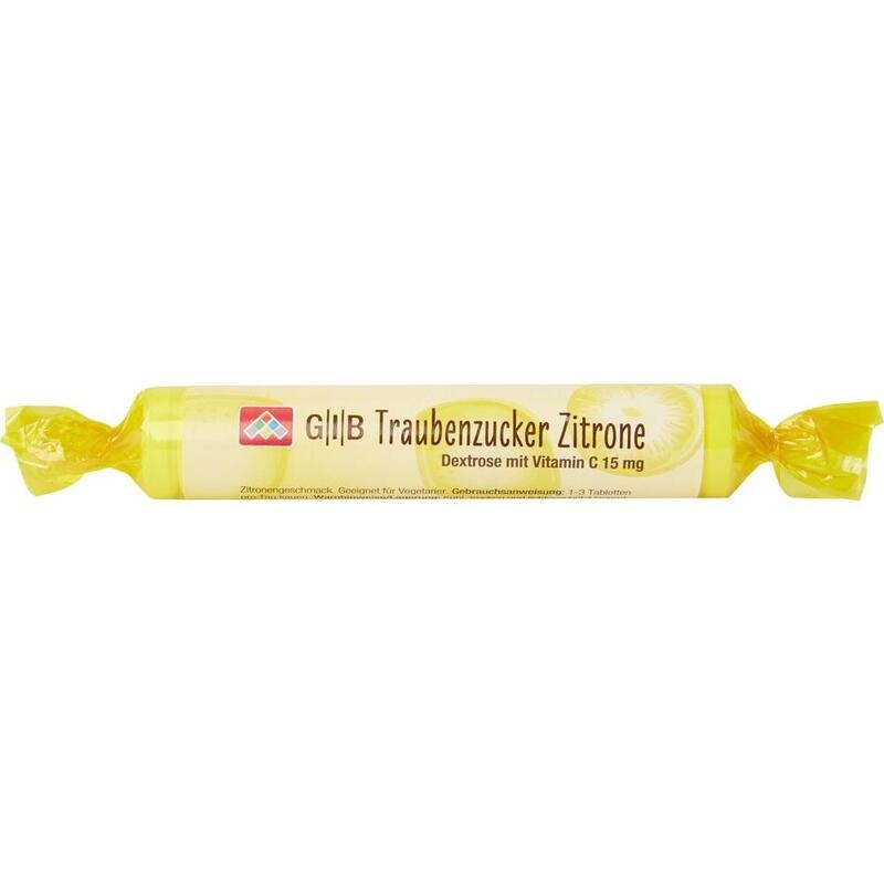 GIB Traubenzucker Zitrone Tabletten