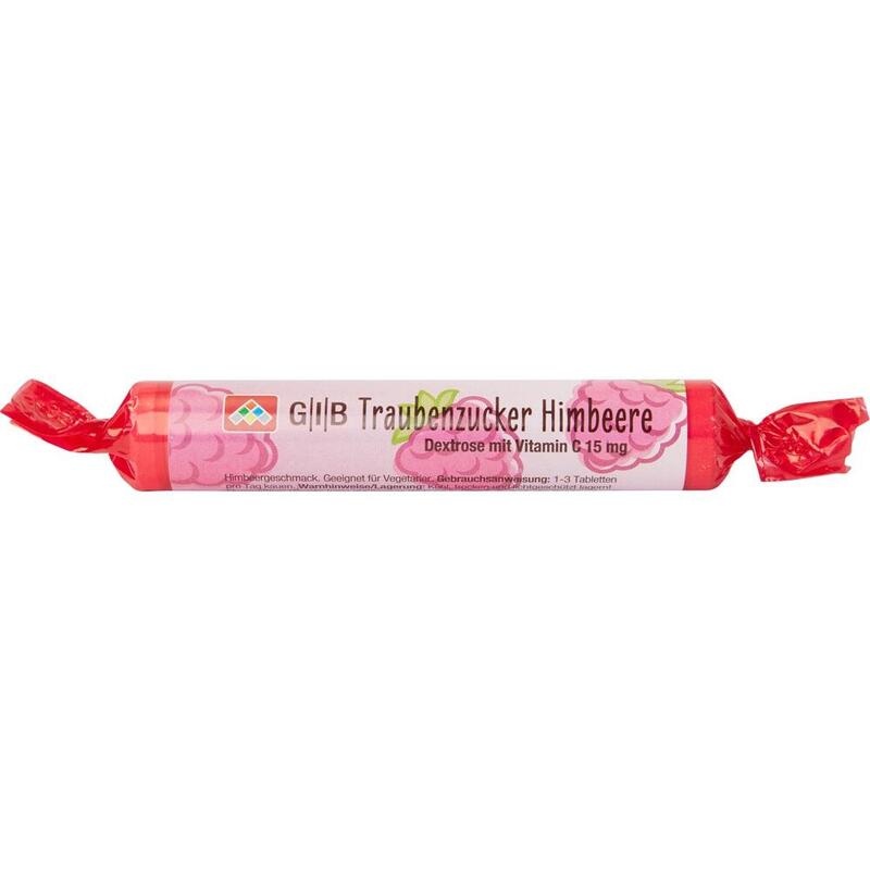 GIB Traubenzucker Himbeere Tabletten