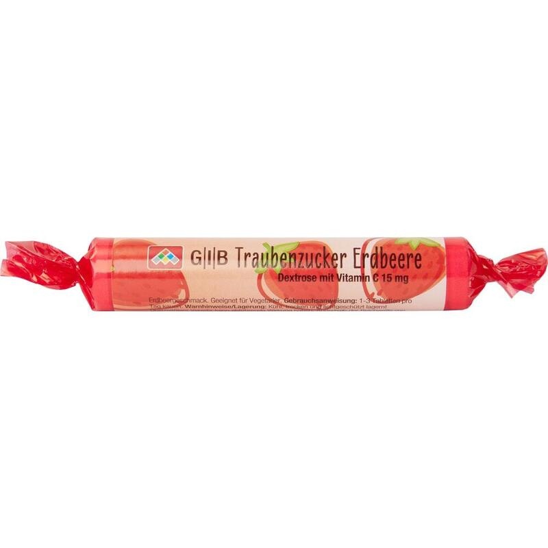 GIB Traubenzucker Erdbeere Tabletten