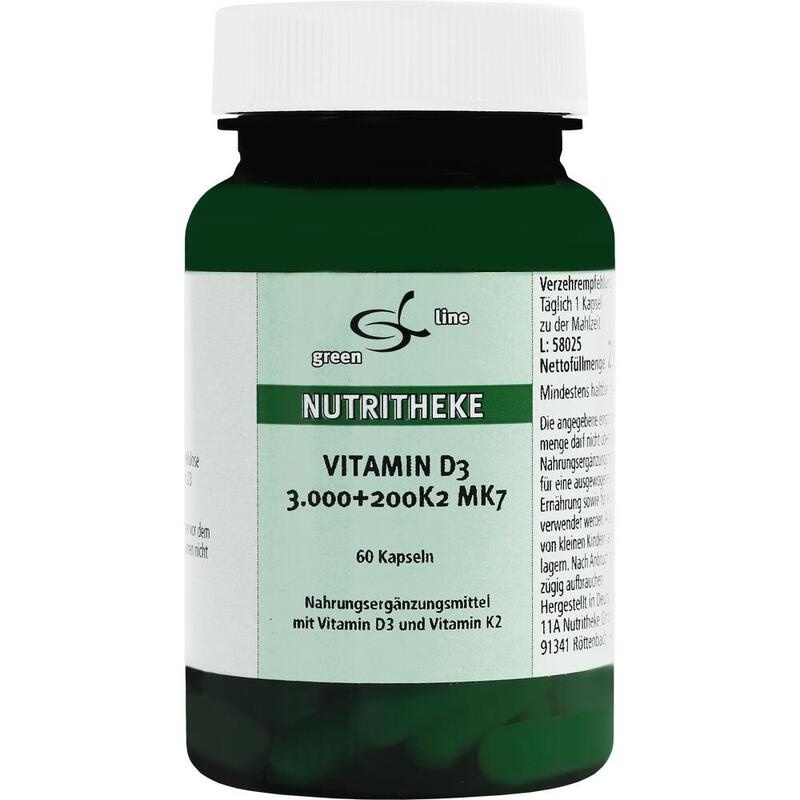 VITAMIN D3 3.000+200 K2 MK7 Kapseln