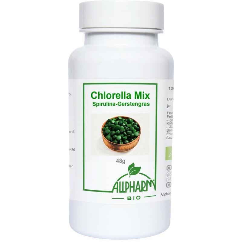 BIO CHLORELLA Mix Spirulina-Gerstengras Presslinge
