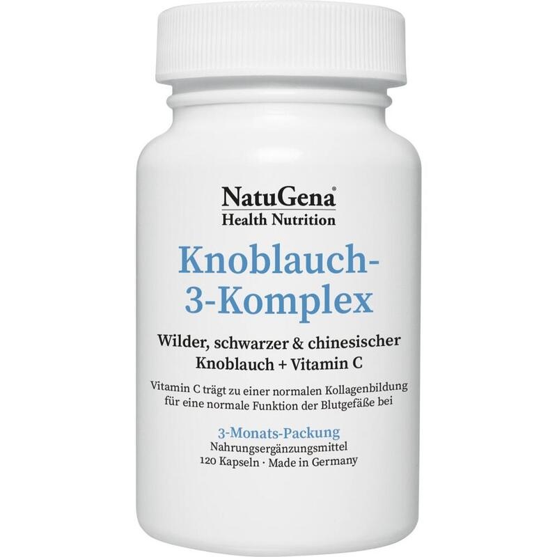 KNOBLAUCH-3-KOMPLEX schwarzer Knoblauch+Vit.C Kps.