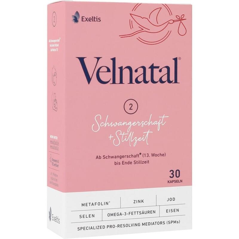 VELNATAL Schwangerschaft und Stillzeit Weichkaps.