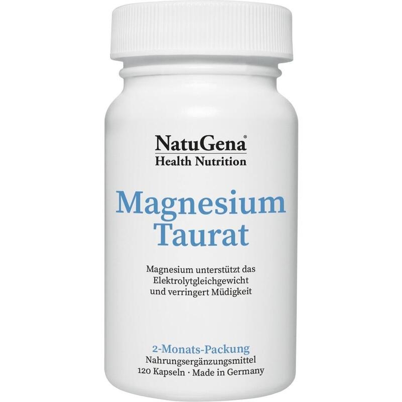 MAGNESIUMTAURAT hochdosiert+vegan Kapseln