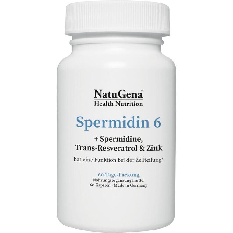 SPERMIDIN 6+Resveratrol+Zink vegan Kapseln