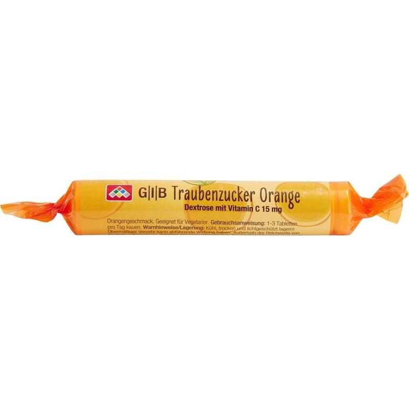 GIB Traubenzucker Orange Tabletten