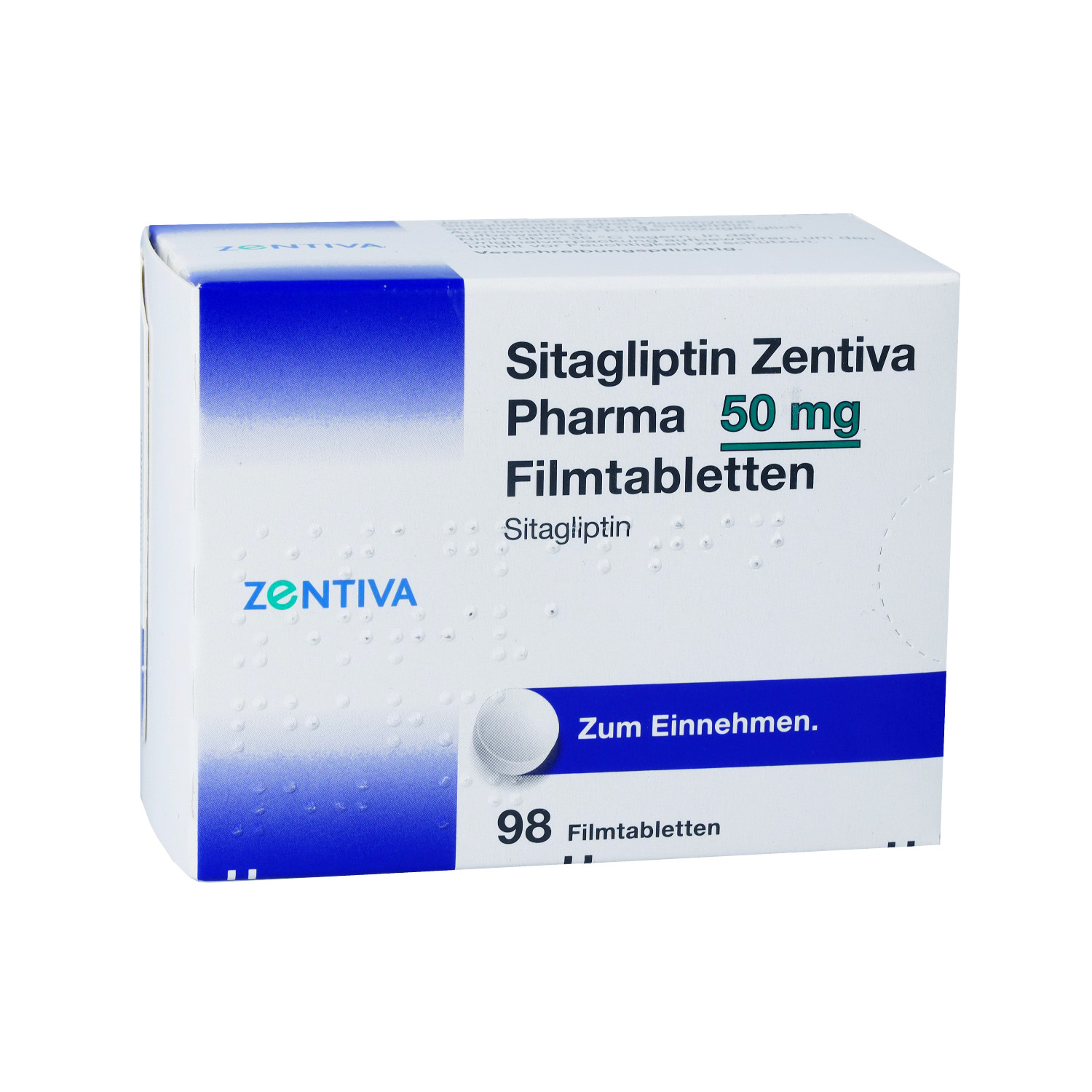 SITAGLIPTIN Zentiva Pharma 50 mg Filmtabletten