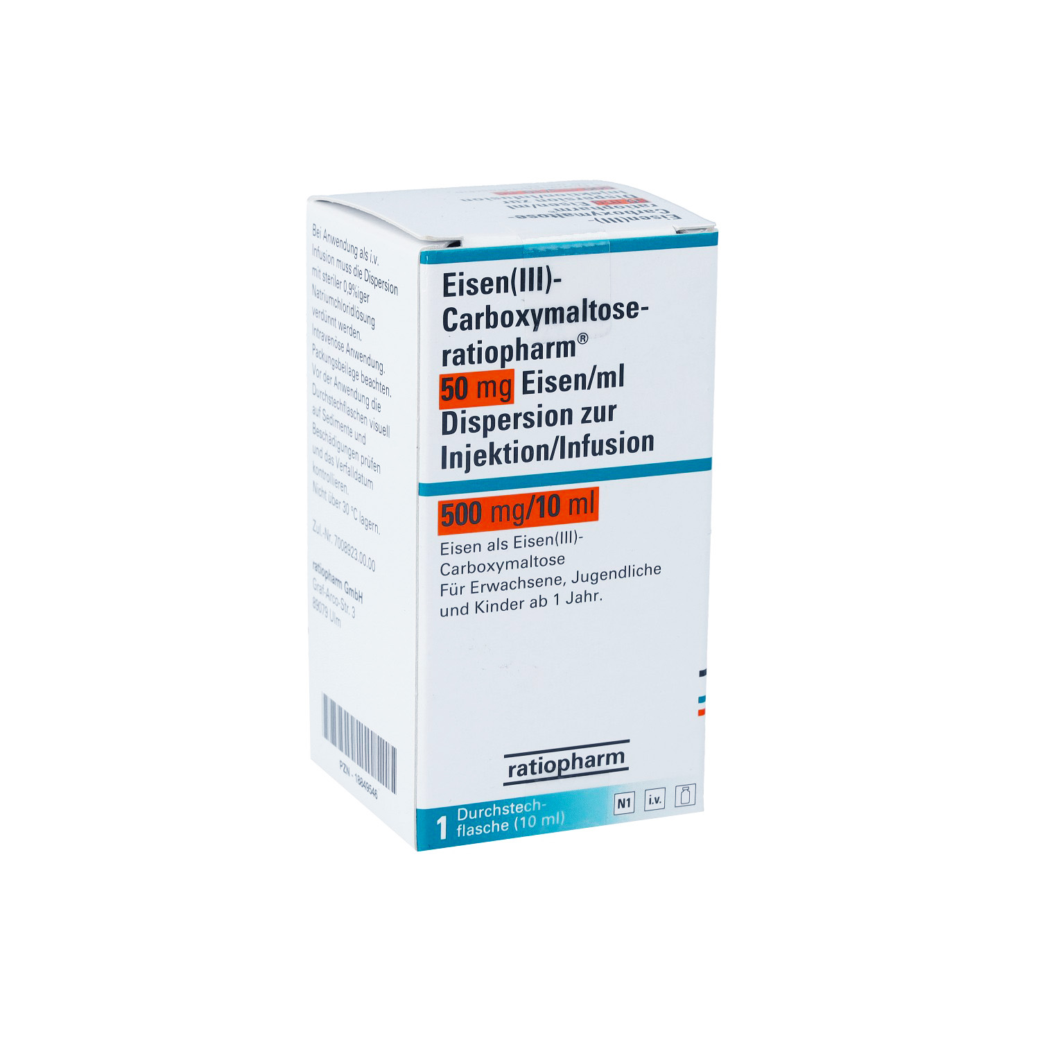 EISEN III-CARBOXYMALTOSE-ratio 50mg Eisen/ml 500mg
