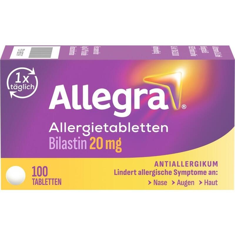 Allegra Allergietabletten bei Heuschnupfen, Tierhaar- & Hausstauballergie - macht nicht müde