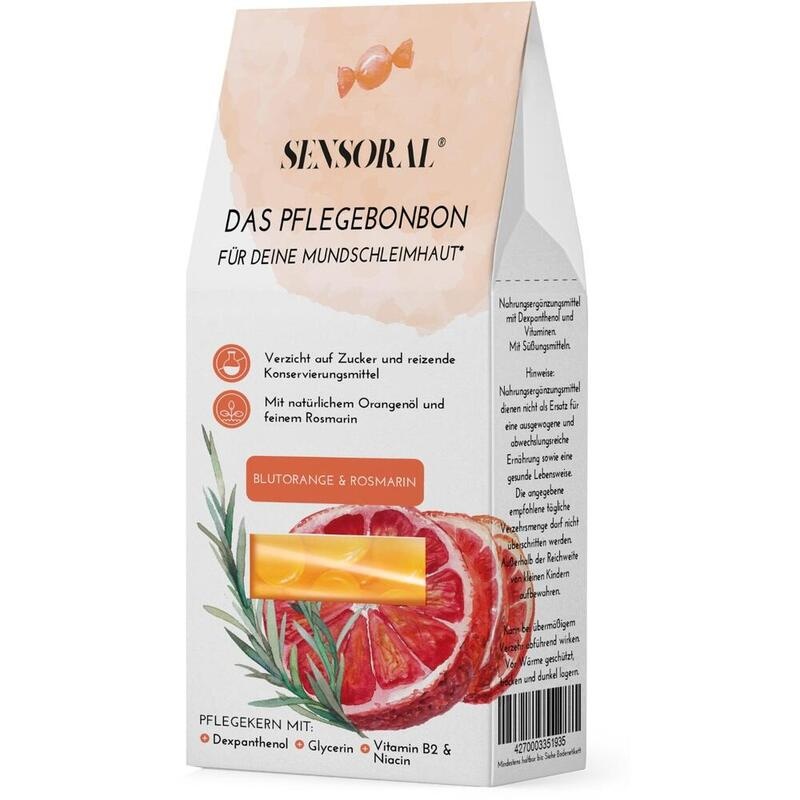 SENSORAL Das Pflegebonbon Blutorange Rosmarin