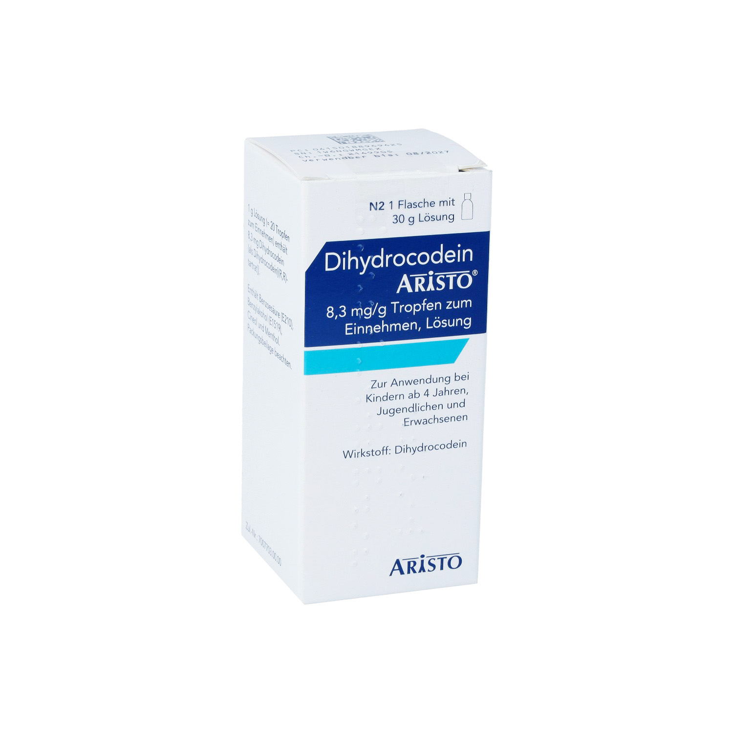 DIHYDROCODEIN Aristo 8,3 mg/g Tropfen z.Einnehmen