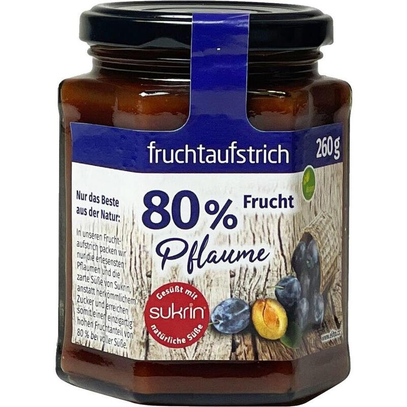 SUKRIN Fruchtaufstrich Pflaume 80%