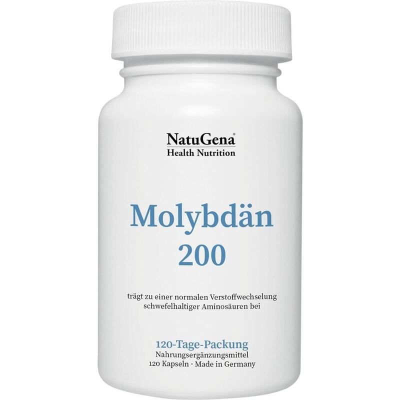 MOLYBDÄN 200 vegan+hochdosiert Kapseln