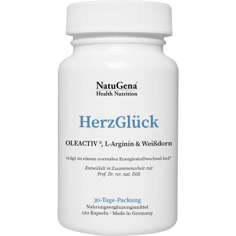 HERZGLÜCK L-Arginin+Weißdorn Kapseln