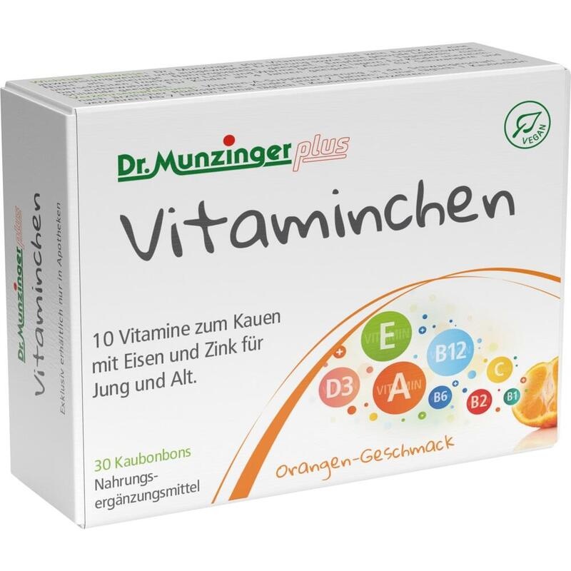 DR.MUNZINGER Vitaminchen Orange Kaubonbons