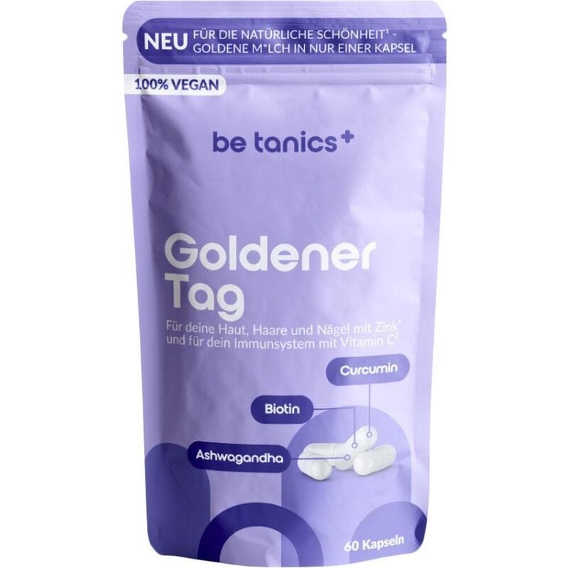 BE TANICS Goldener Tag Curcuma+Biotin+Zink Kapseln