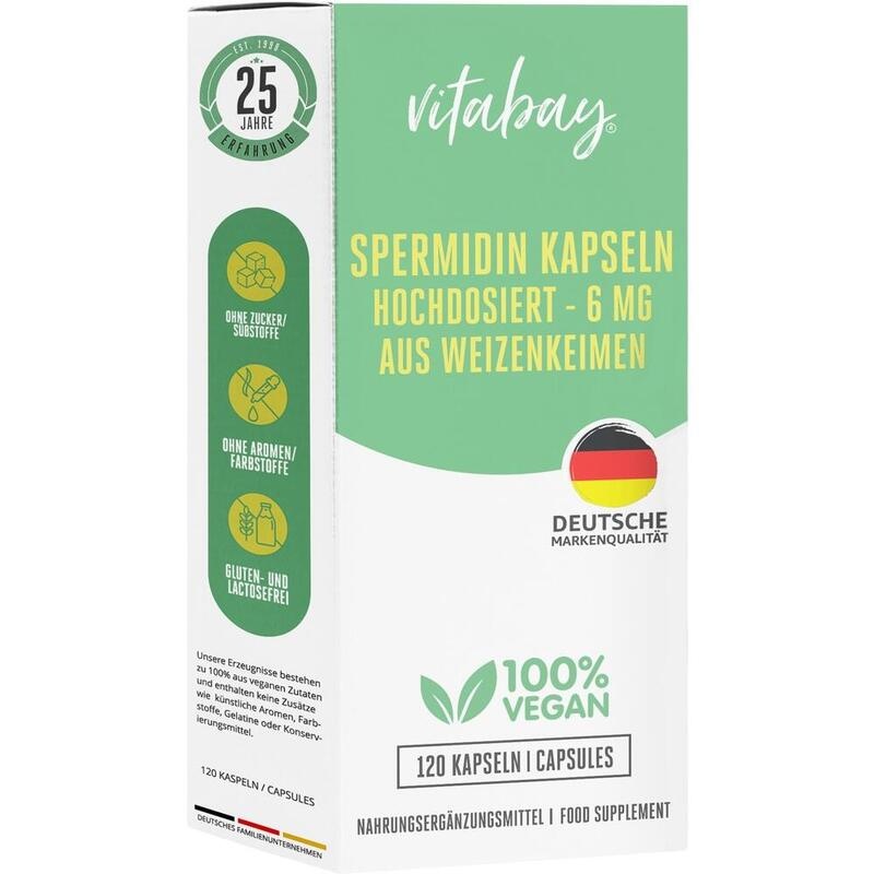 SPERMIDIN 6 mg hochdosiert Kapseln