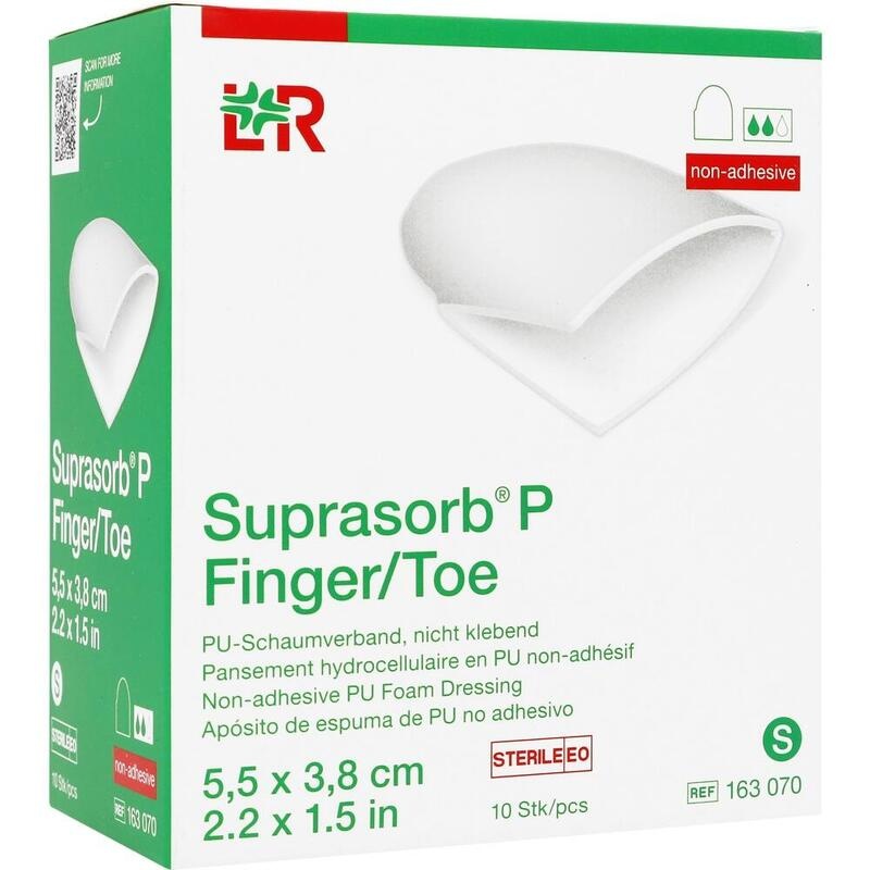 SUPRASORB P Finger/Toe PU-Schaumverb.steril Gr.S