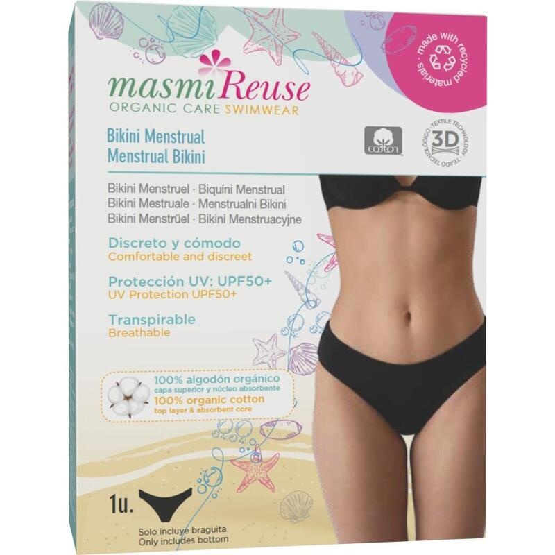 BIO PERIODENBIKINIHOSE Gr.S Bio Baumwolle MASMI