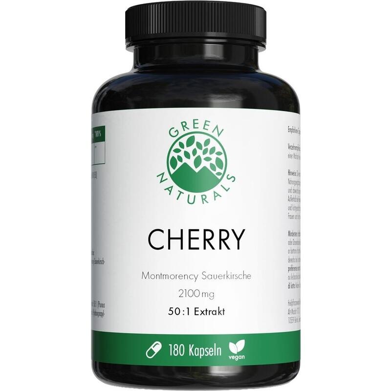 GREEN NATURALS Cherry Montmoren.Sauerk.2100 mg Kps