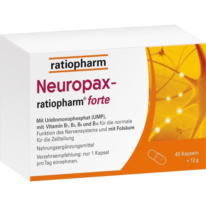 Neuropax ratiopharm forte – B-Vitamine & UMP fürs Nervensystem