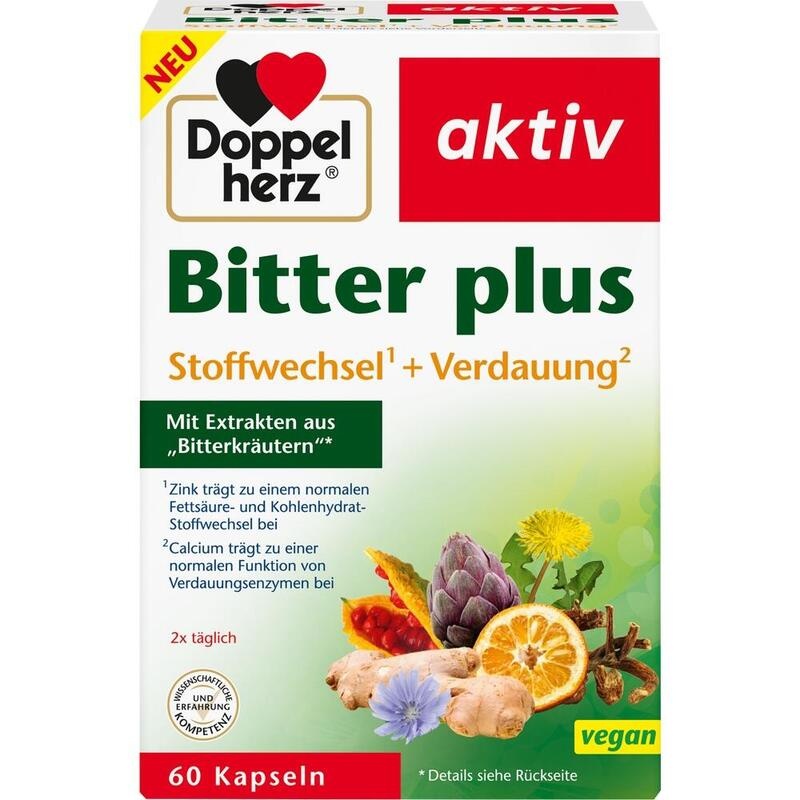 DOPPELHERZ Bitter plus Kapseln