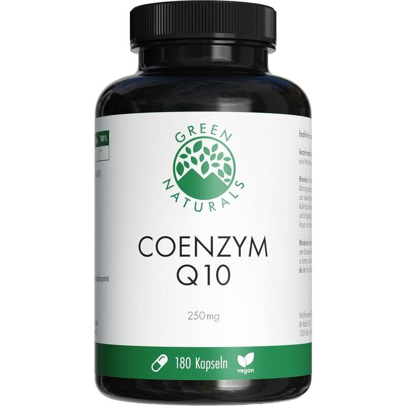 GREEN NATURALS Coenzym Q10 250 mg vegan hochdos.