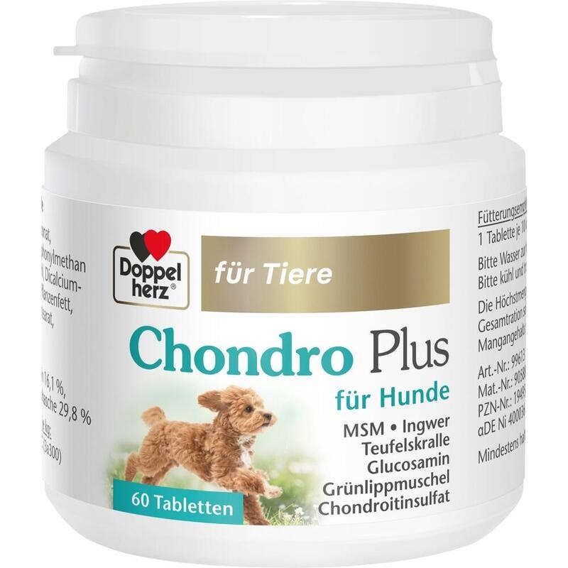 DOPPELHERZ für Tiere Chondro Plus Tabl.f.Hunde