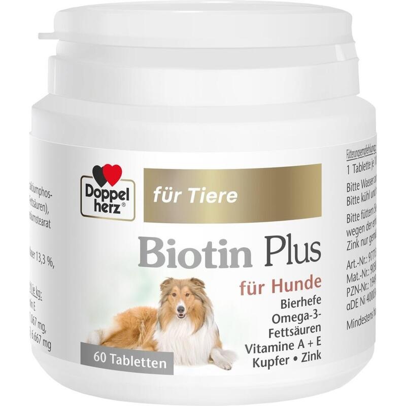 DOPPELHERZ für Tiere Biotin Plus Tabletten f.Hunde