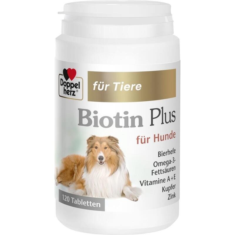 DOPPELHERZ für Tiere Biotin Plus Tabletten f.Hunde