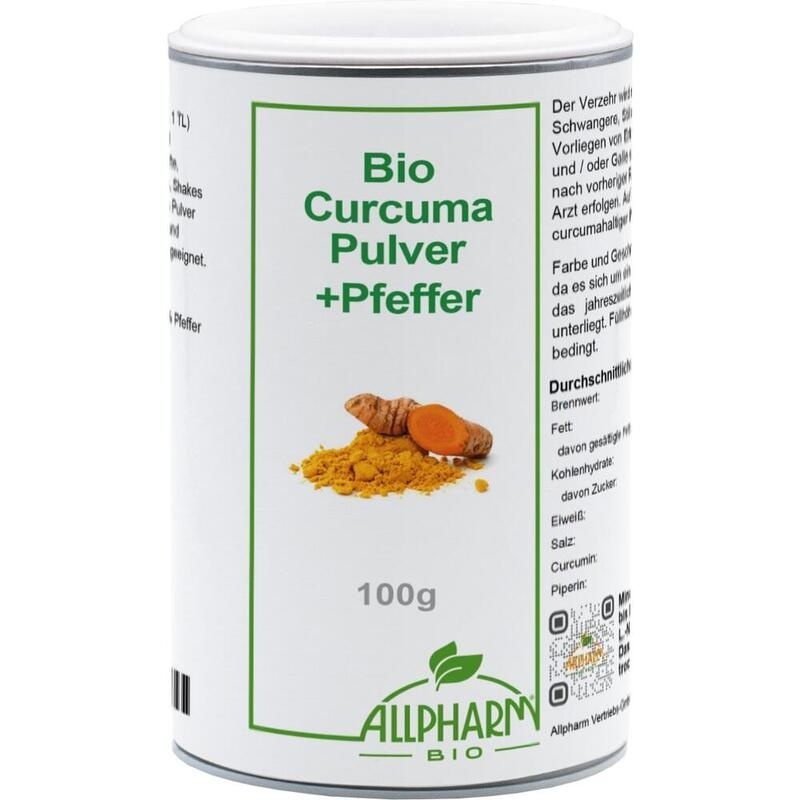 BIO CURCUMA mit Pfeffer Pulver