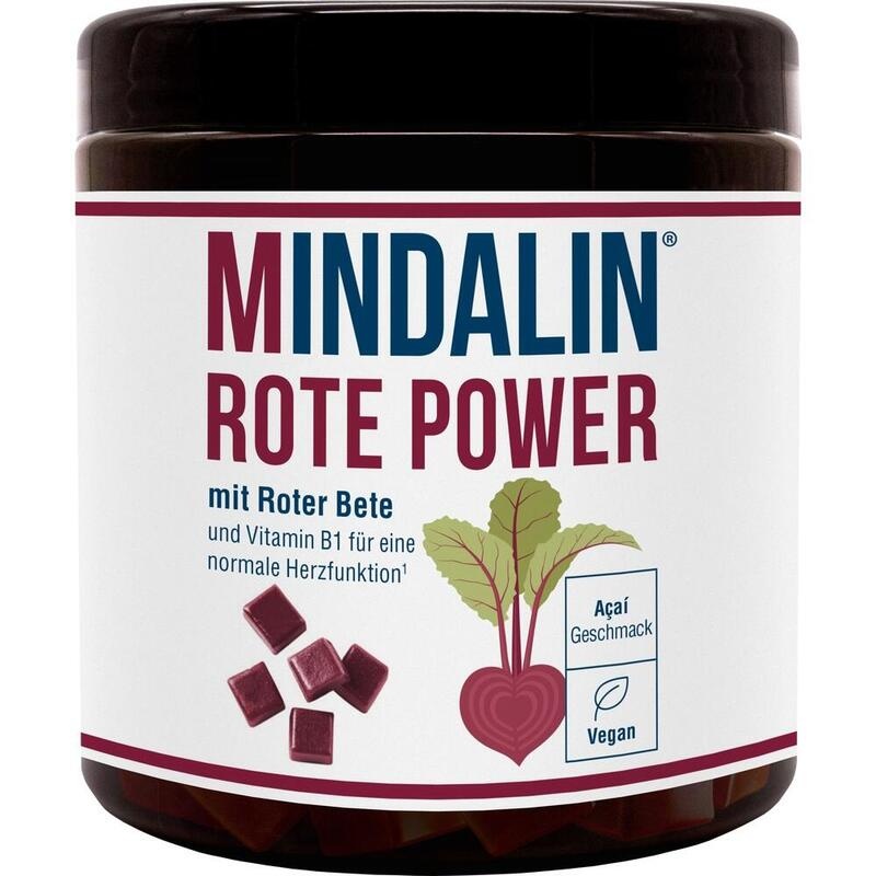 MINDALIN Rote Power Kautabletten