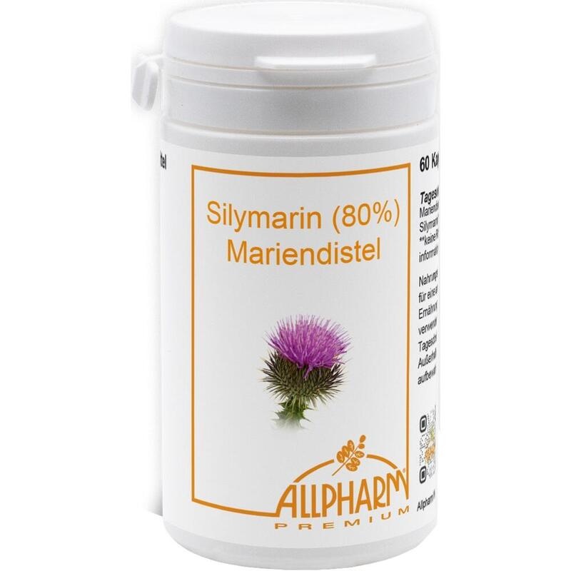 SILYMARIN 80% Mariendistel Allpharm Premium Kaps.