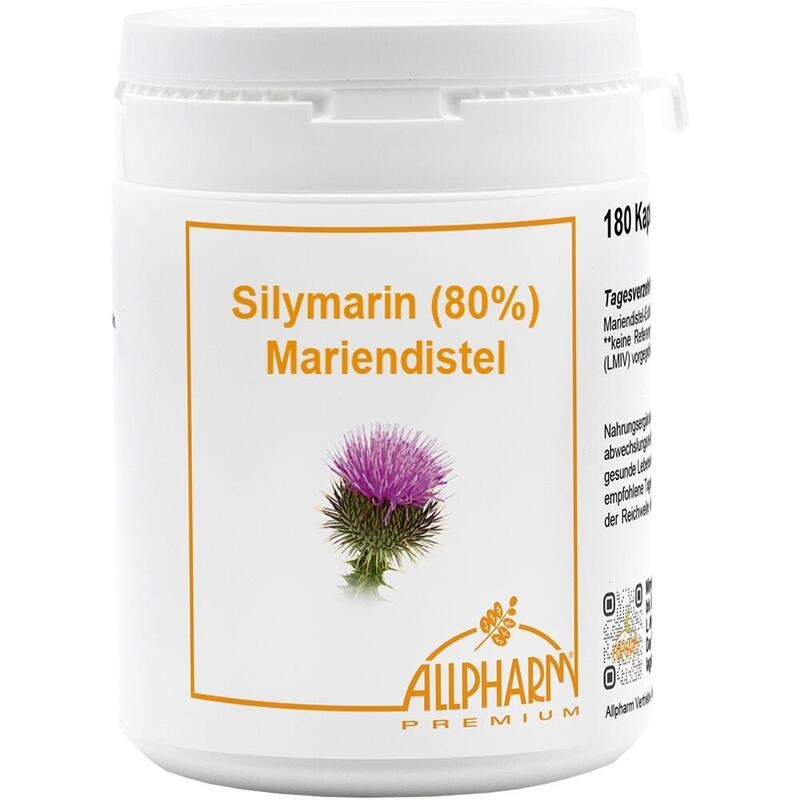 SILYMARIN 80% Mariendistel Allpharm Premium Kaps.