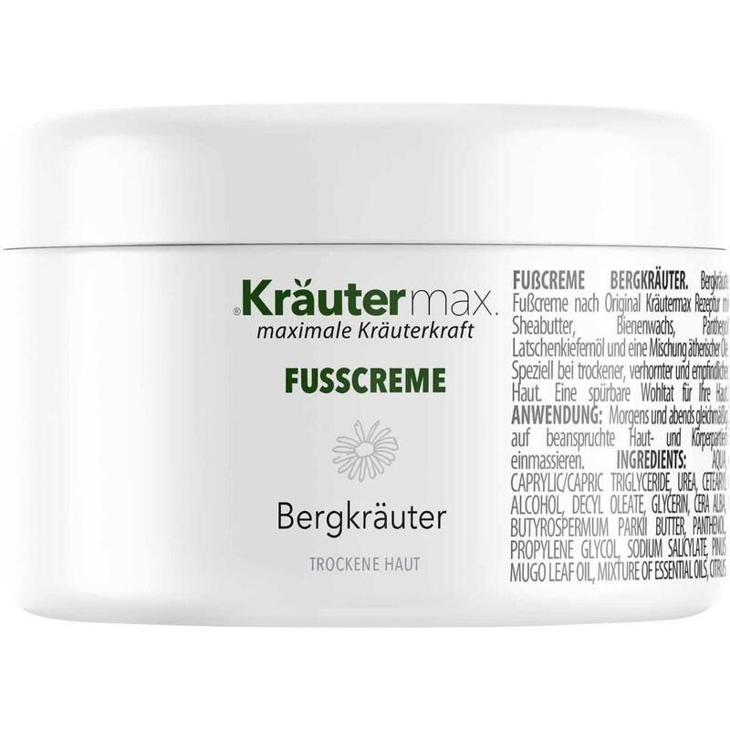 FUSSCREME Bergkräuter