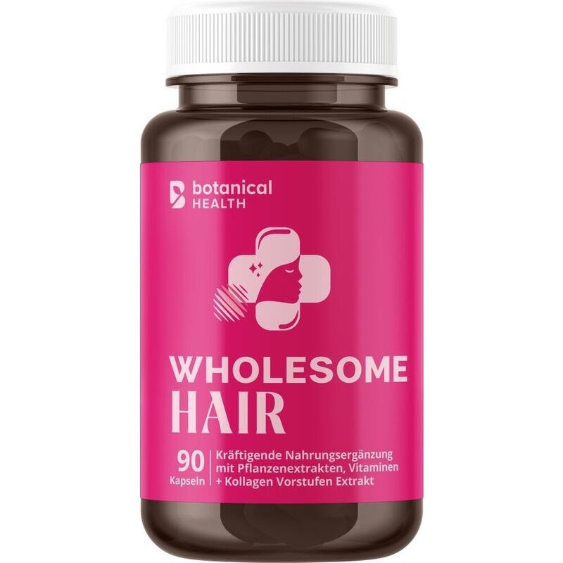 WHOLESOME HAIR Biotin Kollagen Haarwachst.Frau Kps