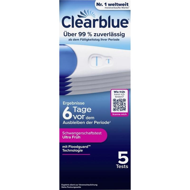 CLEARBLUE Schwangerschaftstest frühe Erkennung