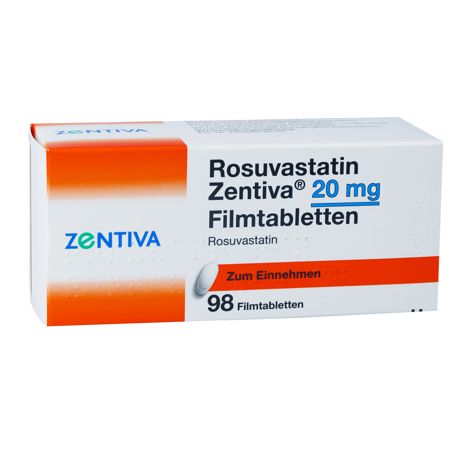ROSUVASTATIN Zentiva 20 mg Filmtabletten