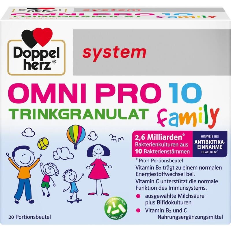 DOPPELHERZ Omni Pro 10 family system Trinkgranulat