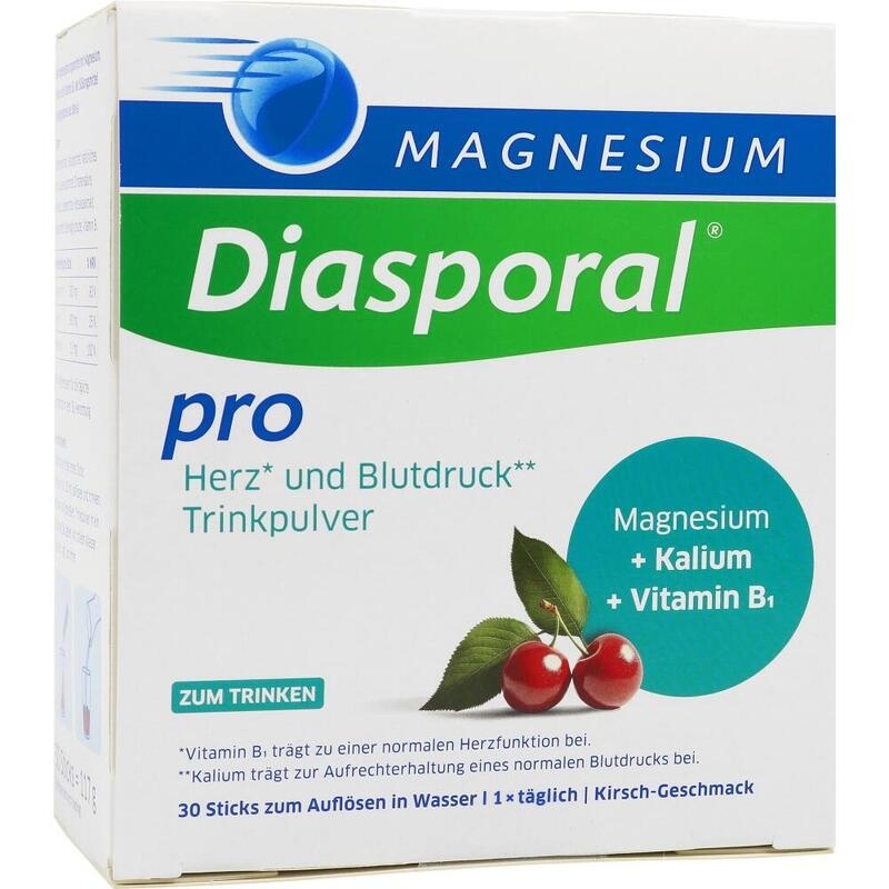 MAGNESIUM DIASPORAL pro Herz und Blutdruck Pulver