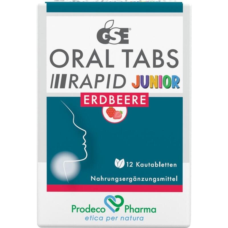 GSE Oral Tabs Rapid Junior Erdbeere Kautabletten