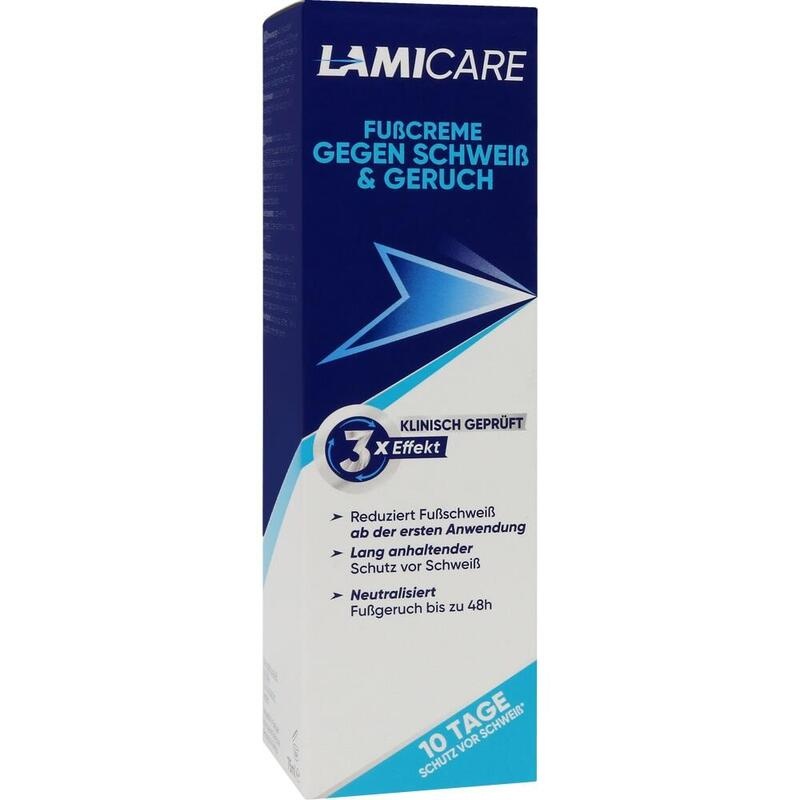 LAMICARE Fußcreme gegen Schweiß & Geruch
