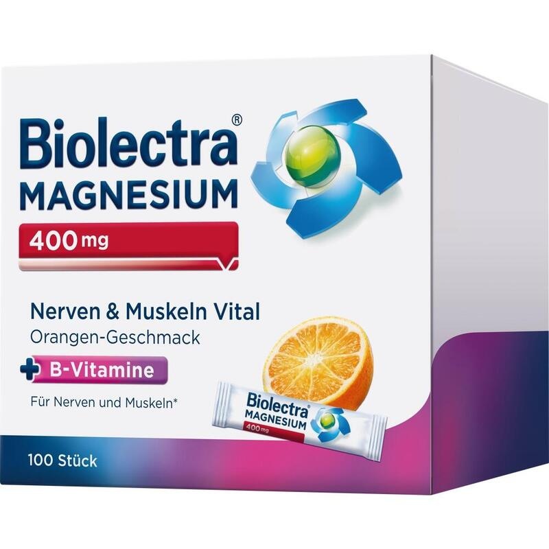BIOLECTRA Magnesium 400 mg Nerven & Muskeln Vital