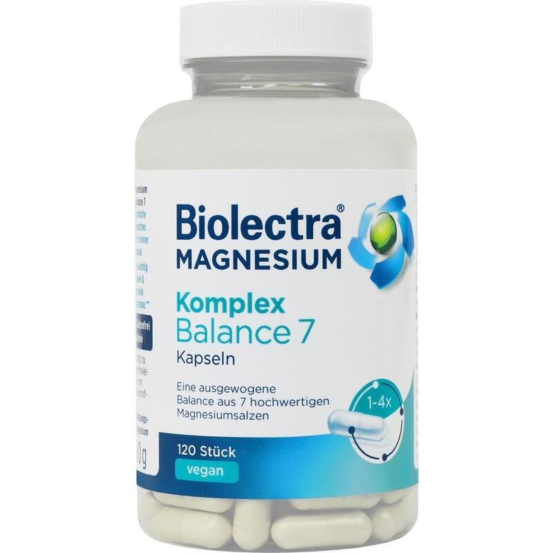 BIOLECTRA Magnesium Komplex Balance 7 Kapseln