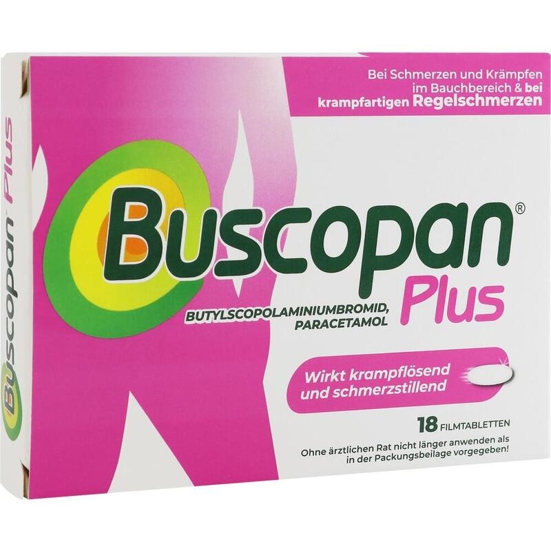 BUSCOPAN plus 10 mg/500 mg Filmtabletten