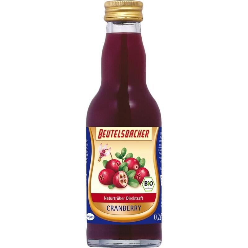 BIO CRANBERRY Ursaft Muttersaft Beutelsbacher