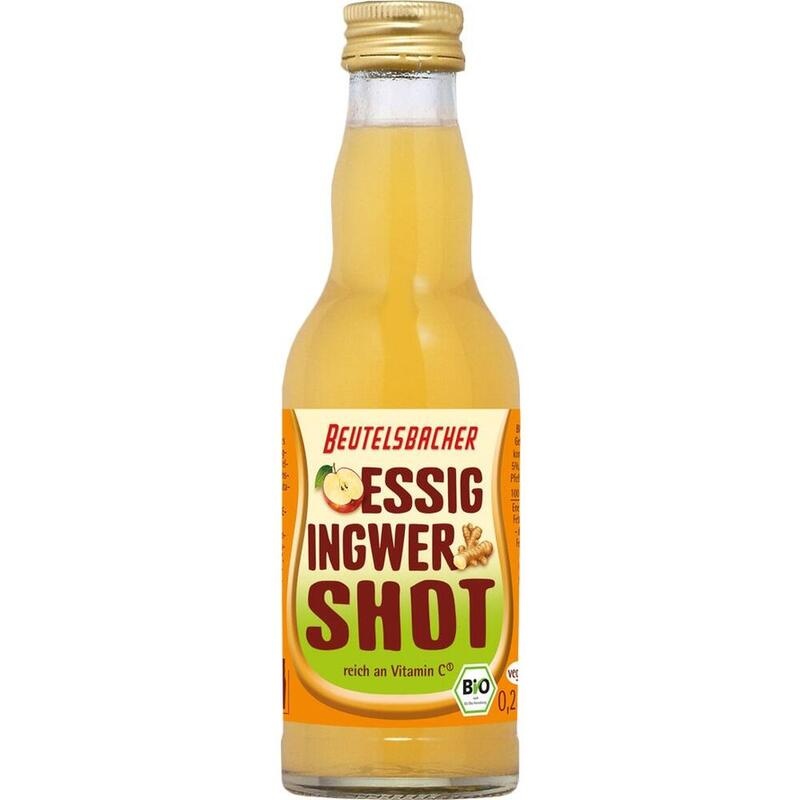 BIO QUATTRO Shot Ingwer-Kurkuma Saft Beutelsbacher