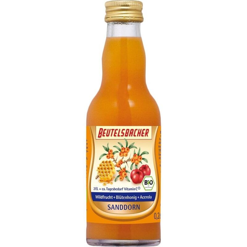 BIO SANDDORN+Honig+Acerola Saft Beutelsbacher