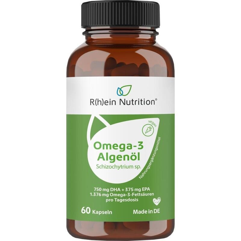 OMEGA-3 ALGENÖL m.DHA+EPA hochdosiert & vegan Kps.